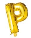 Folie ballong Gull 41cm- Bokstaven P