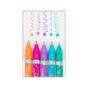 TOPModel 5stk Glitter Gelpenner