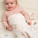 Done by Deer Swaddle Celebration Powder   Beige   120X 120CM