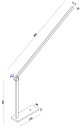 NorDesign Ariel Bordlampe 20W 3000K Kq Bronse Touch-dim