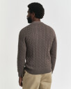 GANT Cotton Cable Crew Neck Pullover Seawood Melange