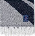 Lexington Icons Recycled Logo pledd 130 x 170 cm Blue-white