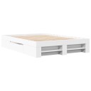  Sengeramme hvit 135x190 cm konstruert tre 8721102855108