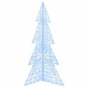  Juletre med 240 LED Kald Hvit 180 cm Akryl