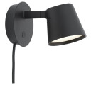 Muuto Tip Vegglampe Svart