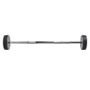 Thor Fitness Svart PU Rak Skivstång