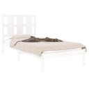 vidaXL Sengeramme hvit heltre 90x190 cm 3FT Single