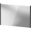Duravit D Code speil med lys øverst 100 x 700 mm grafittmatt