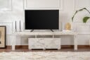 Shanah Tv benk 180x31 cm   Marmor/Beige