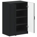 vidaXL Sko Skap UTRECHT 59,5 x 39,5 x 87 cm Konstruert tre Svart