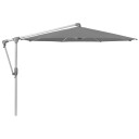 Glatz Sunwing Casa fritthengende parasoll 330 x 330 cm kat.4 anodisert aluminium / 420 Smoke Glatz