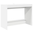 vidaXL Seng Schreirbord Hvit Konstruert tre 100 x 45 x 75 cm