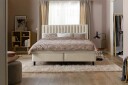 Rakel Sengegavl 180cm - Beige/Fløyel