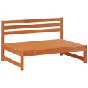  Hagemøbel Midtsofa Massiv furu VoksBrun 240 x 84 x 70 cm