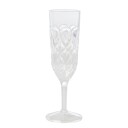 Rice champagneglass akryl Klar