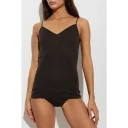 Hanro Dame Topper Brun M,
