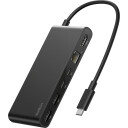 Belkin Connect USB C 8 i 1 dokkingstasjon 2xUSB C 2xUSB A HDMI 2.5Gb Ethernet Svart