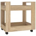 vidaXL Tralle til skrivebord sonoma eik 60x45x60 cm konstruert tre