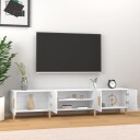 vidaXL TV-benk hvit 180x31,5x40 cm konstruert tre