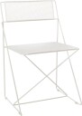 Magnus Olesen - X-Line Chair Off-White Monochromatic Spisestoler Niels Jørgen Haugesen Hvit Metall