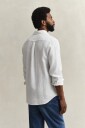 GANT Reg Linen Shirt White L