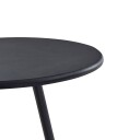 vidaXL Barbord svart 60x107,5 cm MDF