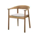 Cane line Majestic stol m/armlen sittepute Sand AirTouch
