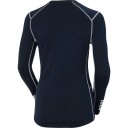 Helly Hansen Dame Lifa Merino Mellomvekt Crew Basislag marineblå XL marineblåXL