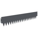 vidaXL Gjerdekant 30 pcs 103 x 20 cm metall Antrasitt