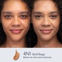Estée Lauder Double Wear 4N1 Shell Beige Pudderfoundation med 12 timers holdbarhet