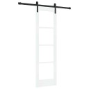vidaXL skyvedør med tilbehørsett 'ORKDAL'hvit 61x198.5 cm