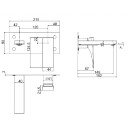 Fima Zeta F4810 Veggmontert Krom (GRO-4405068)
