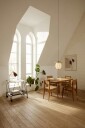 Gubi B-Table spisebord oak matt lacqured