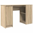 Skrivebord sonoma eik 120x42x76 cm konstruert tre