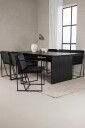 Venture Home   Spisegruppe Vail med 6 stk stoler Richmond   Svart