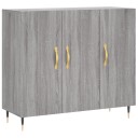 vidaXL Skjenk grå sonoma 90x34x80 cm konstruert tre