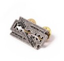 Alchemy Judas Priest Razorblade Pin Badge Hand Made Fine English Pewter 85146364
