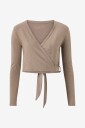 Aim'n Topp Shape Seamless Wrap Long Sleeve Brun