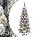  Kunstig juletre Hvit 53 x 53 x 120 cm PVC plast stål og PE