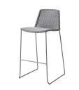 Cane-line Breeze barstol Light grey Grå