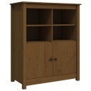 vidaXL Skjenk honningbrun 83x41,5x100 cm heltre furu