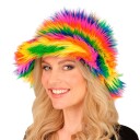 Widmann Bucket Hat Fluffy Regnbue One size 65109