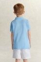 Gant Shield Pique SS Polo Shirt SKY BLUE 3 4Y