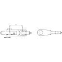 Toggle øye syrefast   12 mm   12,5 mm   48 mm   5900 kg   14 mm   10 mm