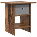  Nattbord med skuff Gammelt tre 41 x 40 x 45 cm Konstruert tre