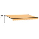 vidaXL Uttrekkbar markise sand 300 x 250 cm Stoff og Aluminium