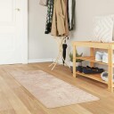 Teppe Runner MARSA Beige 50 x 100 cm Polyester og PVC