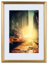 DÃRR New York Billedramme Plast 15x20cm Guld