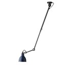 Lampe Gras N302 Taklampe Matt Sort & Matt Blå