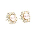 Emily pearl earrings rosaline